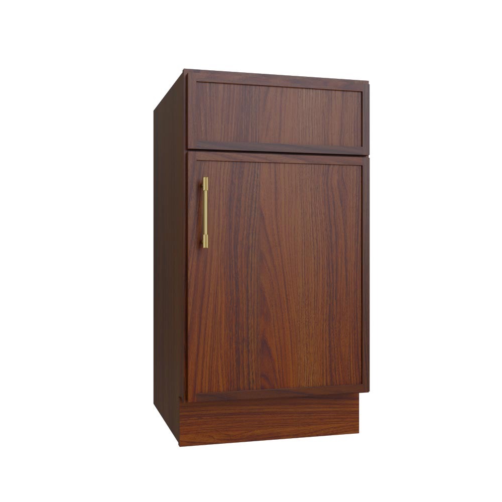 Slim Walnut Shaker Kitchen Cabinets - Image 2