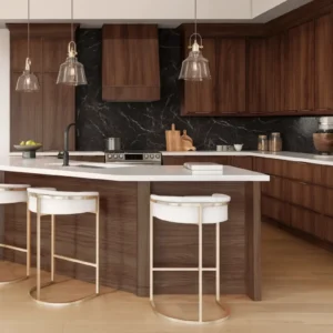 Slim Walnut Shaker Kitchen Cabinets